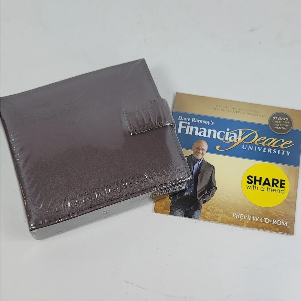 Dave Ramsey Financial Peace University CD Wallet and Preview CD-ROM New Sealed